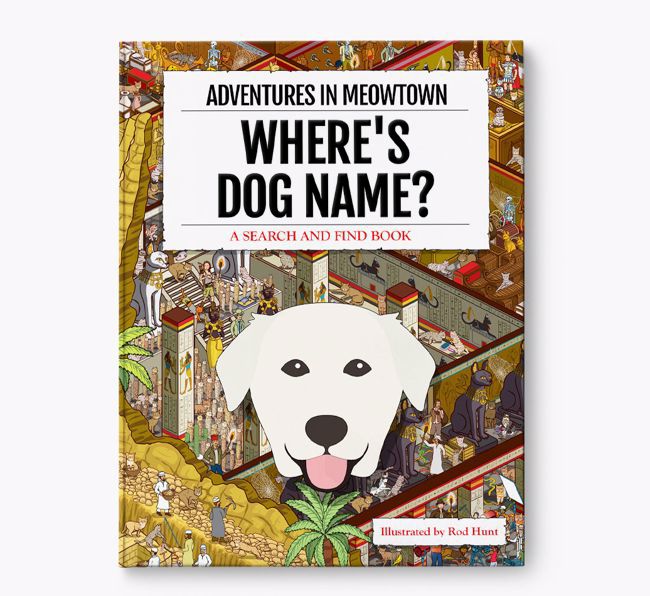 Personalised Golden Labrador Book: Where's Dog Name? Volume 2